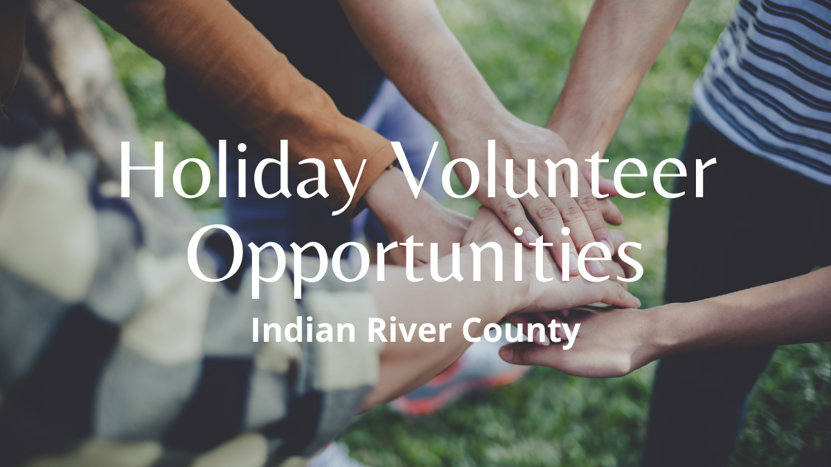 Holiday Volunteer Opportunities Vero Vine